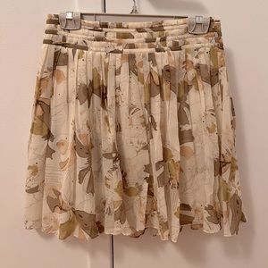 Flowy silk skirt with Pattern from club Monaco.